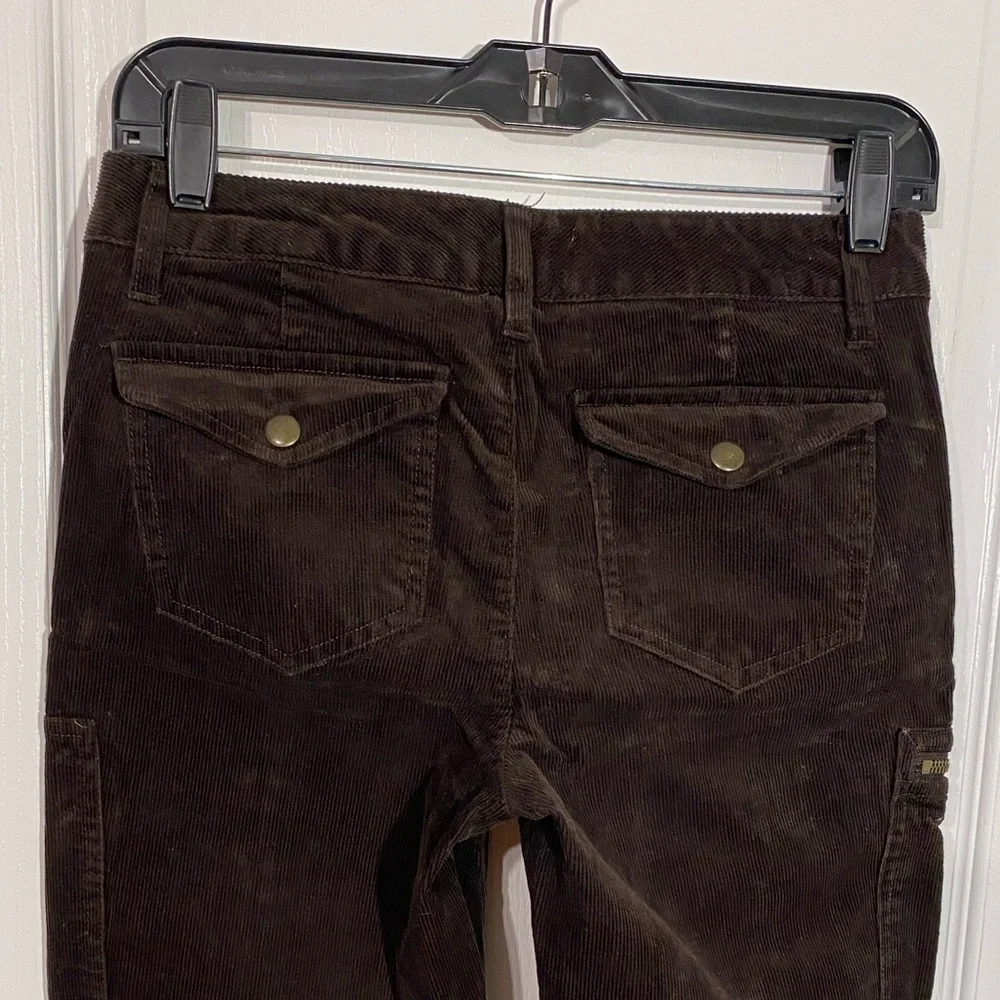 Ralph Lauren Corduroy Moto Zip Pants Brown Girl’s Size 16